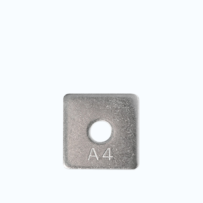 M12 Square Washer SS
