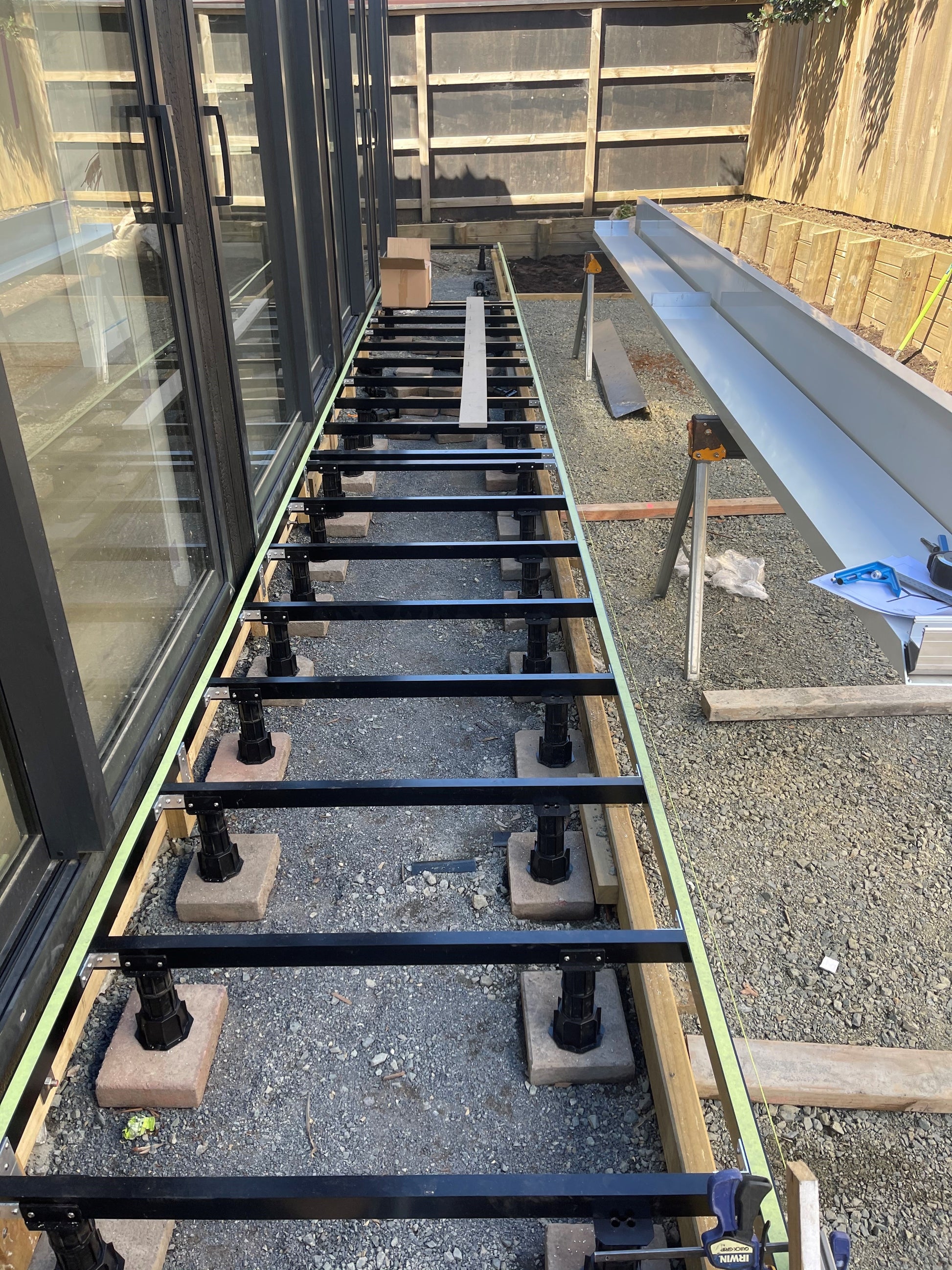 Anchorjak Adjustable Permeable Decking System Takapuna Auckland