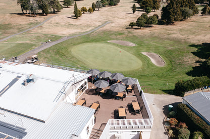 Aluframe pedestal deck Pukekohe Golf Club Auckland with composite decking installed by Pukekohe builders - New Zealand's number one timber and composite subframe.