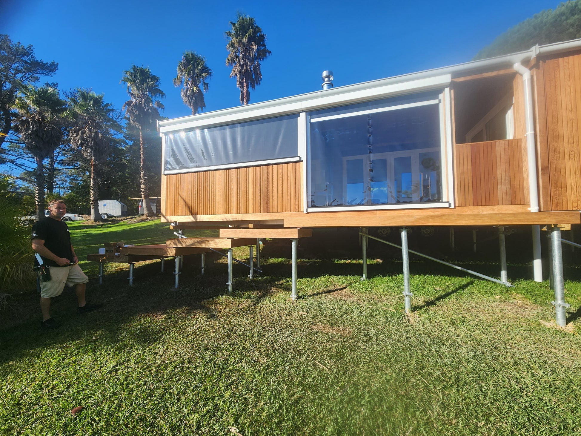 Ground screws Auckland Screw piles New Zealand easy to install