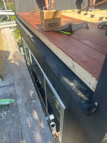JV88 used on pedestal timber deck over Anchorjak adjustable pedestals in New Market Auckland