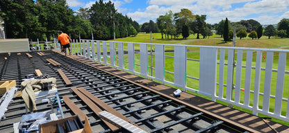Outdure Composite on Anchorjak Framing and Adjustable Pedestals Pukekohe Auckland